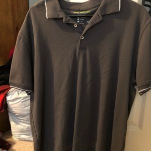 Men’s 2XL gray John Bartlett performance  polo